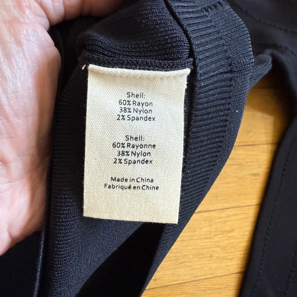 NWT L’Agence Gretchen black pullover knit with gold buttons - Picture 4 of 5